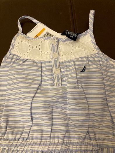 Nautica Girl dress Size 3 year old new with tags