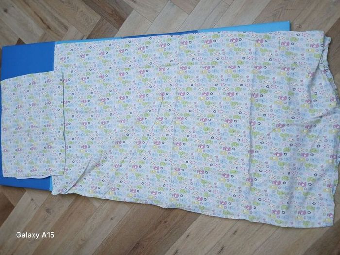 Toddler duvet set blue elephants