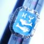 Vintage Sterling Silver 925 Zodiac Ring Signet 3,3g size P Image 9