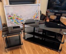 TV stand and side table