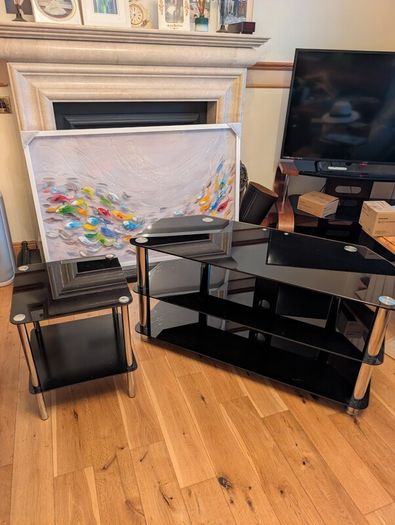 TV stand and side table