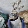 five golf bags and sixty nine clubs . ONE LOT ONLE. Image 8