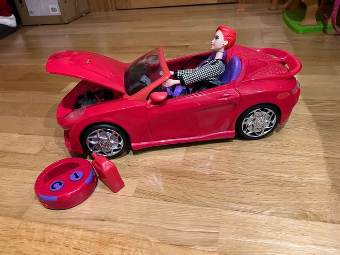 H2O RC car and Barbie doll