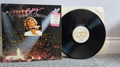 LP Vinyl Record - Barry Manilow - Live in Britain - promo Irish  Pressing with Flexi Disc Radio 2