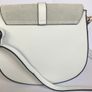 White Leather Cross Body Bag Image 2