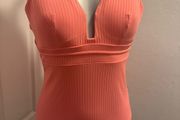 Brand new Next coral swimsuit size UK14 EU42 Free Post