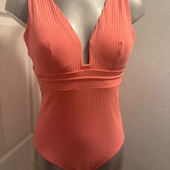 Brand new Next coral swimsuit size UK14 EU42 Free Post