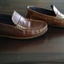 River island real leather brown boys shoes Image 6