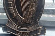 cast iron  eir harp sign