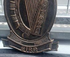cast iron  eir harp sign