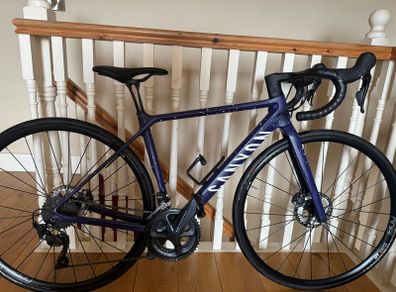 Canyon road bike and Turbo trainer