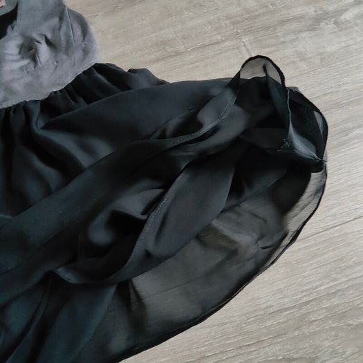 Grey Black Dress size 10