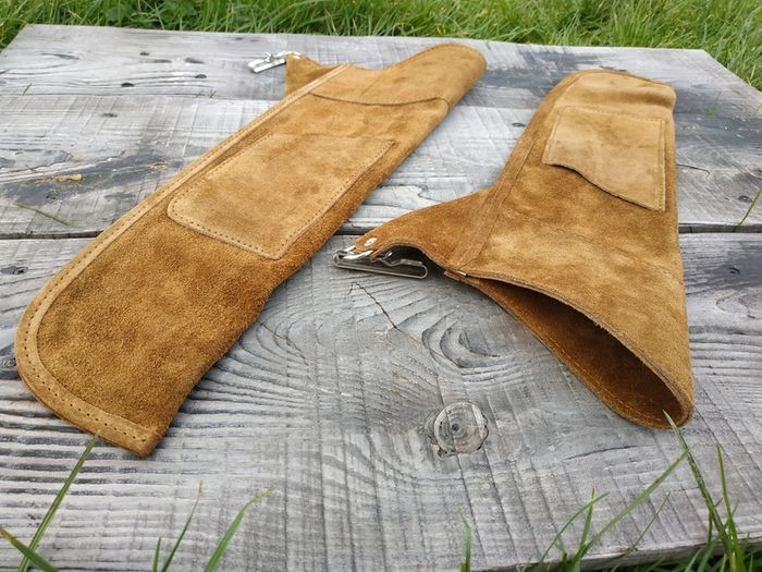Protective Archery glove 3 fingers (natural leather).S/M/L/XL
