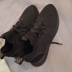 ladies new black river island trainers size 5