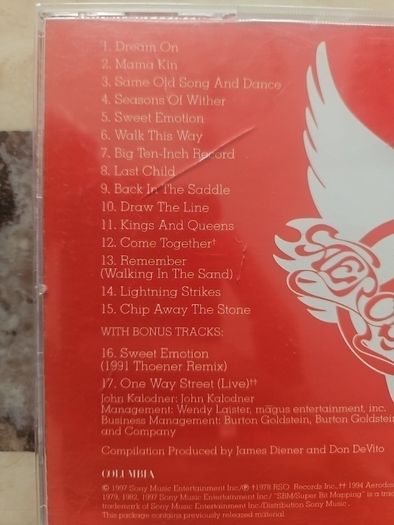 Aerosmith CD  - Greatest Hits