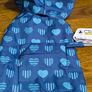 Croci Blue Hearts Dog Waterproof Coat ,size 20 ,New Image 4
