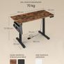 Electric Height-Adjustable Desk 60 x 120 x (72-120) cm Image 8