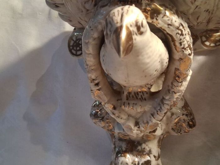 A Pair of Nineteenth Century Creamware Wall Brackets