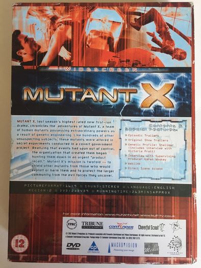 Mutant X - Season 1 (2001-2002) [DVD TV Boxset]