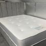 Grey Divan bed with quality orthopaedic mattress Image 3