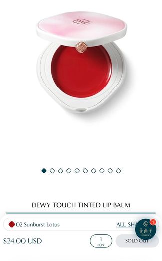 K beauty florasis blushers, highlighter dewy tinted lip balm