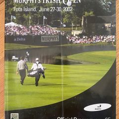 Very Rare 2002 Murphy's Irish Open Programme - Fota Island, Co. Cork