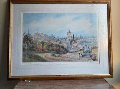 Limited edition framed print,Edinburgh,