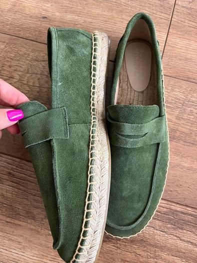 Suede mens loafers