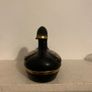 Vintage Black Gold Lacquered Duck Trinket Box Image 3