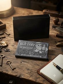 Personalised aluminium push up card wallet