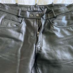 Leather biker trousers - Raberg