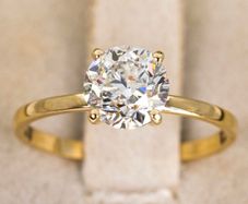 1.5ct Natural Diamond Engagement Ring