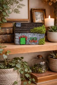 handcrafted tiny wooden cottage!