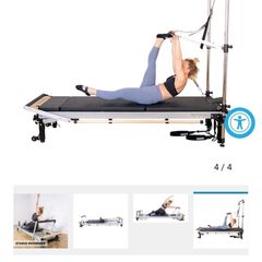 Pilates reformer machine