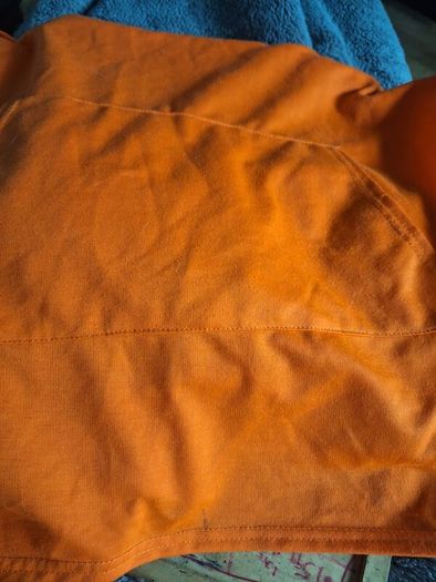 Orange Light Hoody Top