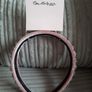 pink velvet and crystal hairband Image 2
