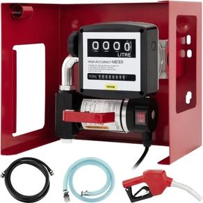 40 L Diesel Pump, Heating Oil Pump, 300 W Self-Priming Oil Pump, Oil Suction Pump, Self-Priming, Diesel Fuel Transfer Pump, Counter Automatic Pump