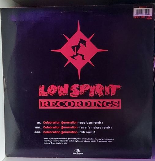 Westbam - Celebration Generation, 12" vinyl