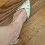H&M snakeskin sling backs Image 3