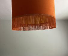 Gorgeous Velvet Burnt Orange Lampshade
