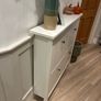 Slim white shoe cabinet Image 4