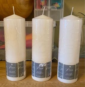 BNWT - BRAND NEW with tags X3 large Alter Candles