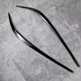 2Pcs/Set Gloss black Headlight Eyebrows Eye Lid Cover fit for BMW 3 Series G20, G21 Image 3