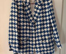 Sandro check blazer