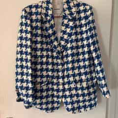Sandro check blazer