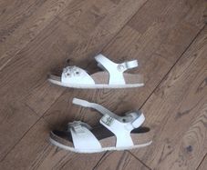 Birkenstock white girls sandals EU36