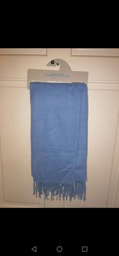 Blue scarf new in pack