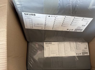 IKEA skubb storage x 2 new