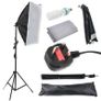 2x Photo Studio 135W Bulbs Softbox Continuous Lighting Soft Box Light Stand Kit Image 4