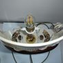 CRE Irish Porcelain Hand Made Viking Ship Table Lamp in Galway Image 9